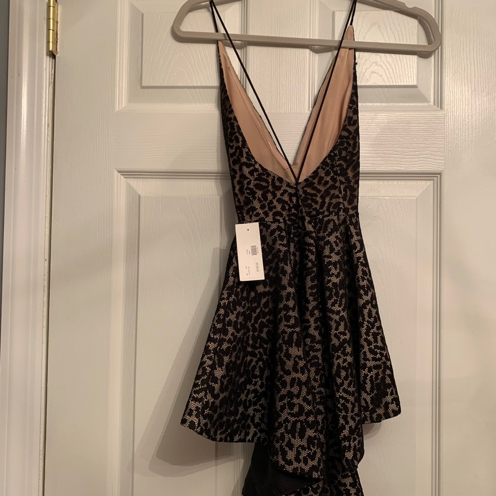 High low peplum top